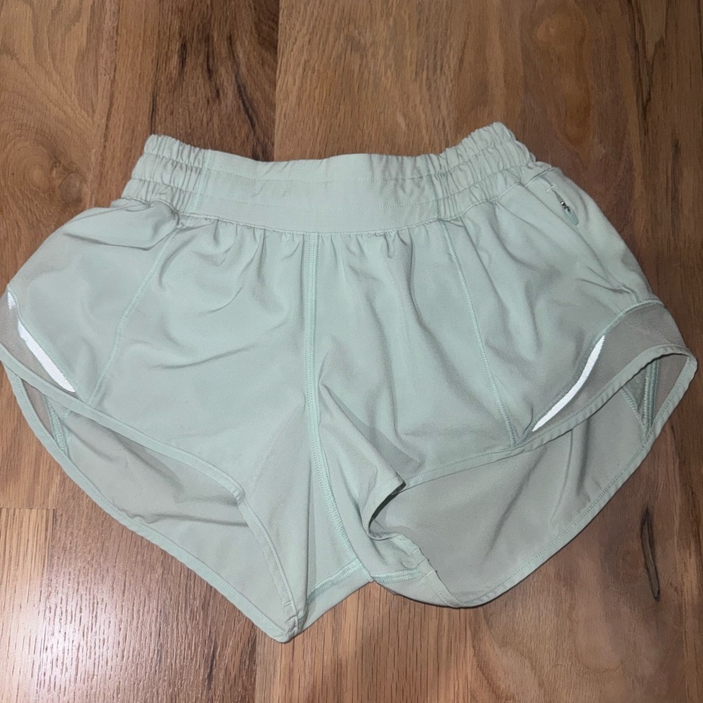 lululemon Light Green Athletic Shorts